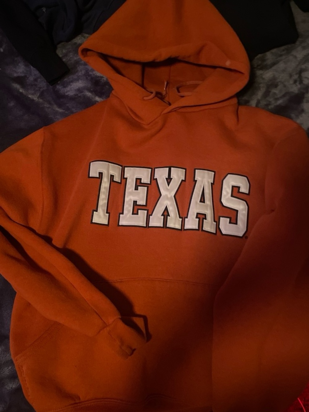 Texas Men's Hooded Sweatshirt - Orange